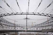 Budowa Stadionu Narodowego w Warszawie - 22.12.2010