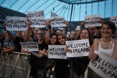 Polscy fani w szczególny sposób powitali swoich ulubieńców.