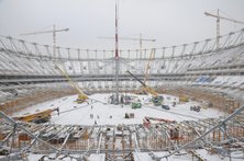 Budowa Stadionu Narodowego w Warszawie - 16.12.2010