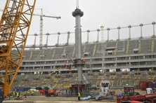 Budowa Stadionu Narodowego w Warszawie - 18.10.2010