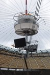 Montaż ekranów LED na budowie Stadionu Narodowego w Warszawie - 04.07.2011