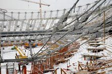 Budowa Stadionu Narodowego w Warszawie - 22.12.2010