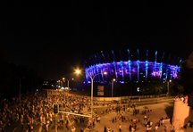 BIG LIGHT SHOW na Stadionie Narodowym w Warszawie - 27.08.2011